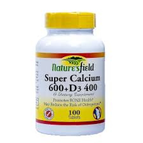 Nature'S Field Super Calcium 600 + D3 400